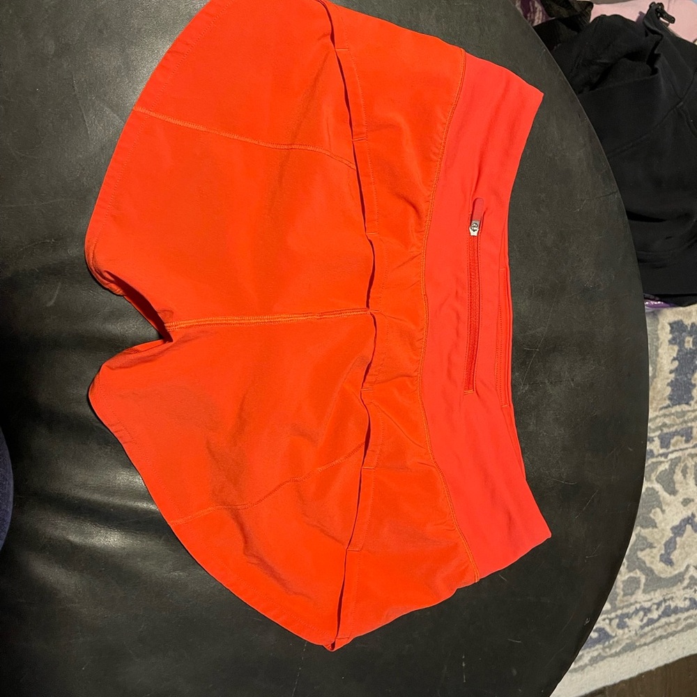 Lululemon speed up red shorts - 2.5 inch